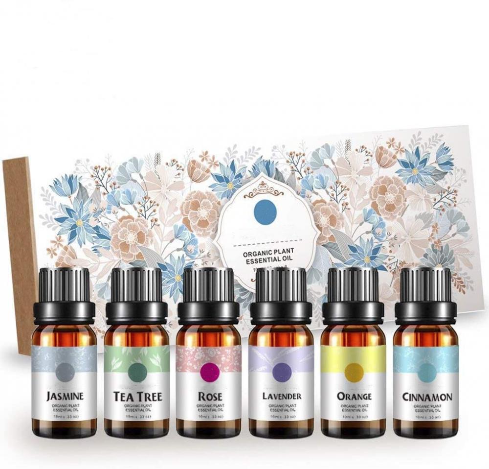 Coffret cadeau d&#39;huile essentielle pure de 6 * 10 ml