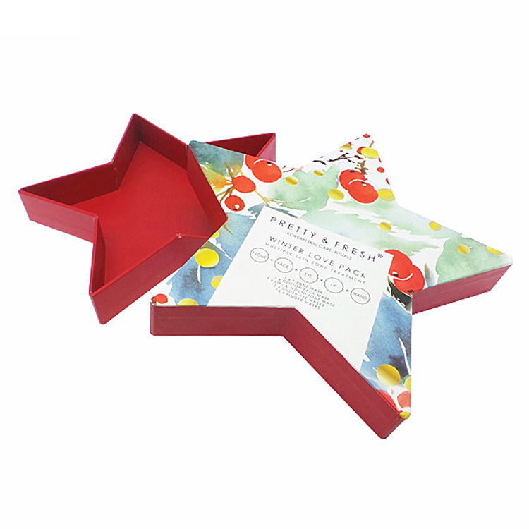 Fancy γενέθλια αστέρι σχήμα χαρτί δώρου Fancy Birthday Star Shaped Paper Gift Box