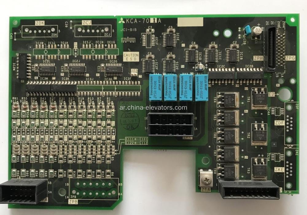 KCA-701A MITSUBISHI GPS-3 المصعد Mainboard