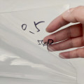 0.5 mm 54hr rollo de plástico de lámina de PVC transparente transparente