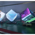 Exibição LED de Cubo Mágico Interno Externo