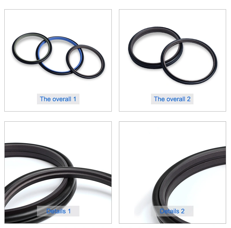 Hydraulic Piston Seals PU/PTFE Seals for Presses/Cylinders