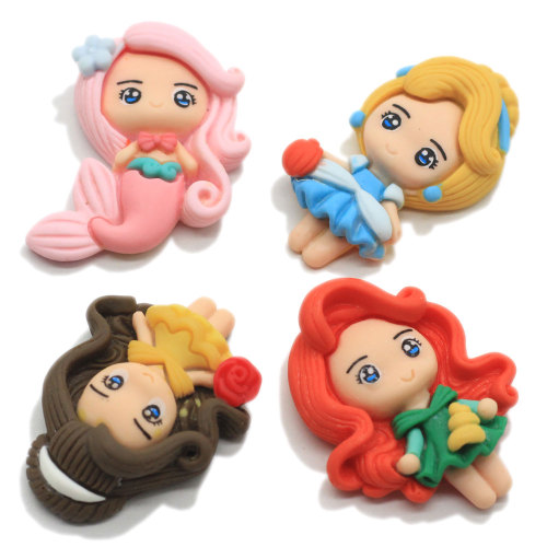 Προμήθεια Lovely Girl Kawaii Princess Resin Cabochon Flatback Keychain Art Decor Kids Hairpin Ornament Scrapbook Making