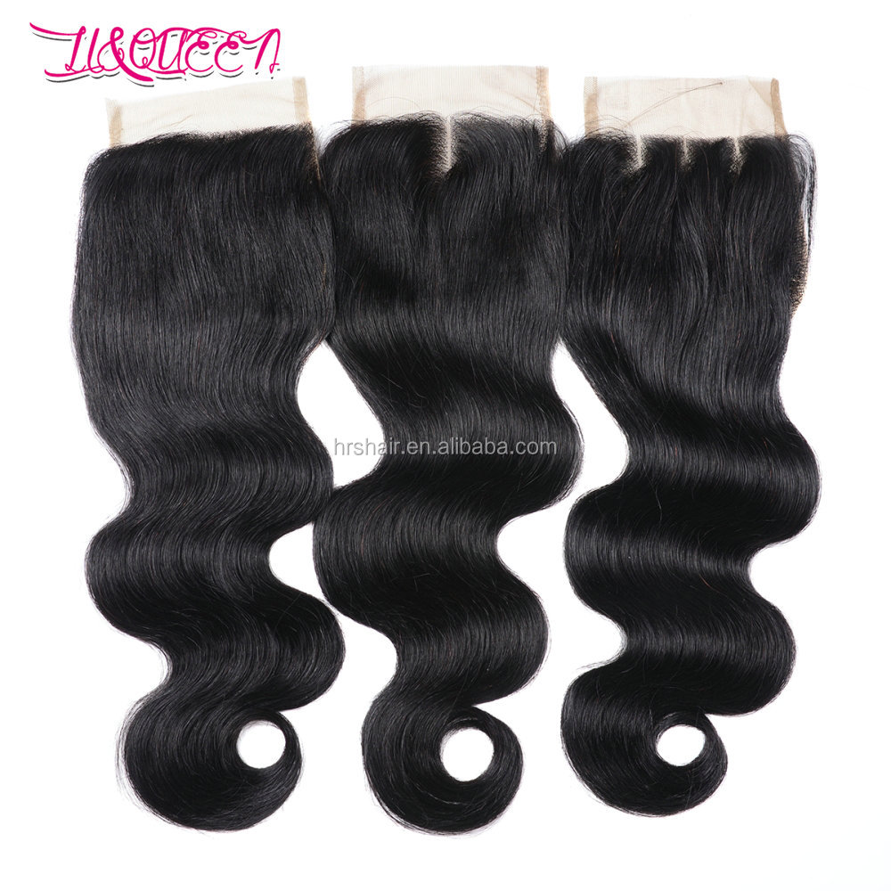 Wholesale 8 10 12 14 16 18 20 22 Inch Virgin Human Hair 4x4 5x5 6x6 7x7 Natural Color 1B