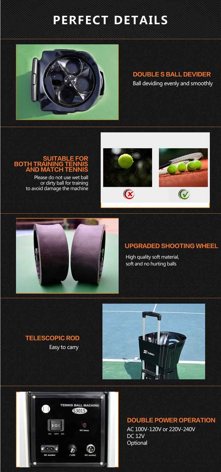 Siboasi Tennis Great Partner Partner Ball Machine na sprzedaż S3015