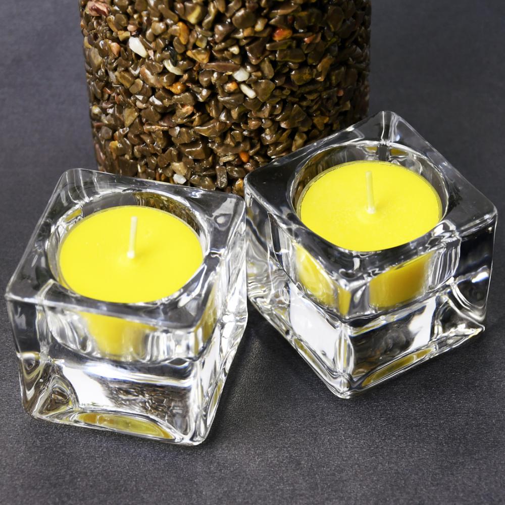 Clear Glass Tealight Candle Holders For Wedding