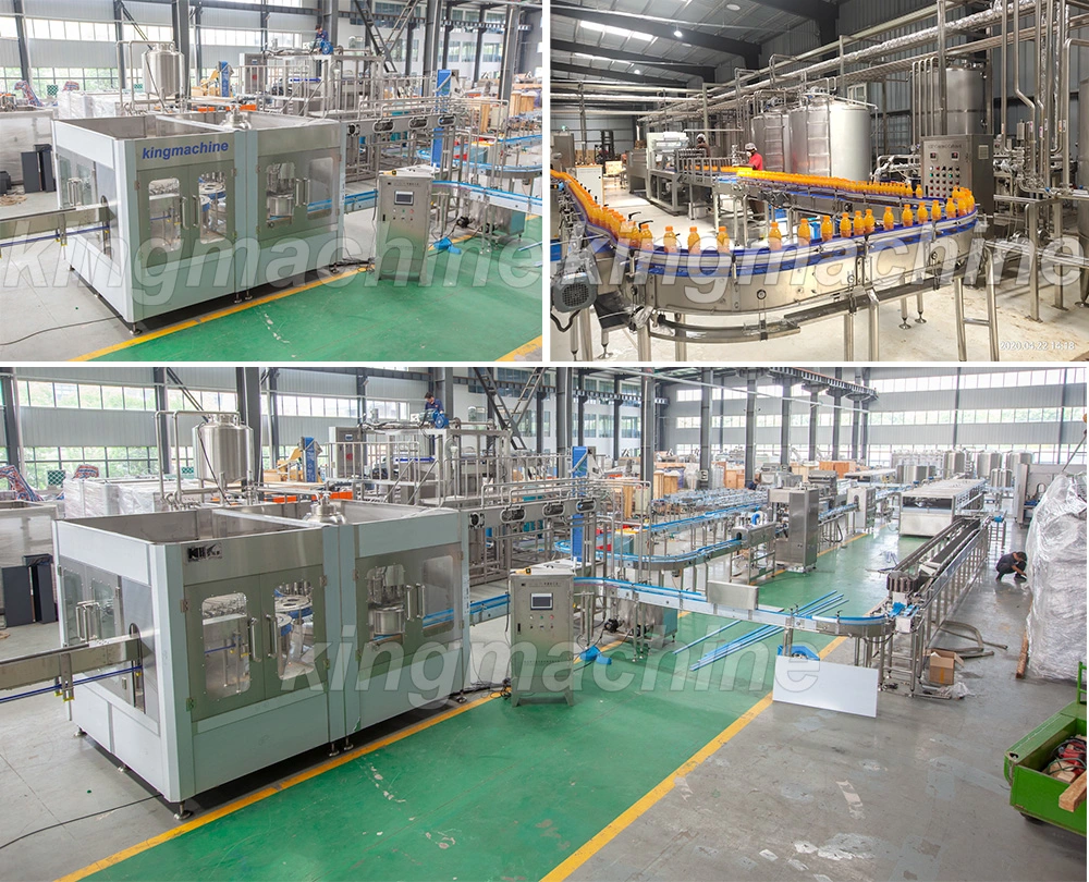 Zhangjiagang Monoblock 3-in-1 Automatic Pet Bottle Juice Filling Machine