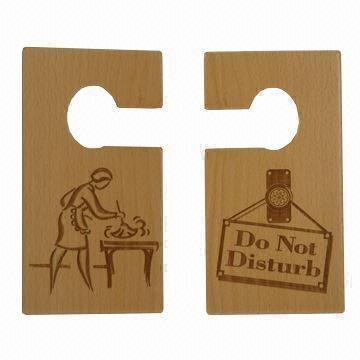 Wood Door Hanger, Suitable for Room/Office, OEM Orders are Accepted