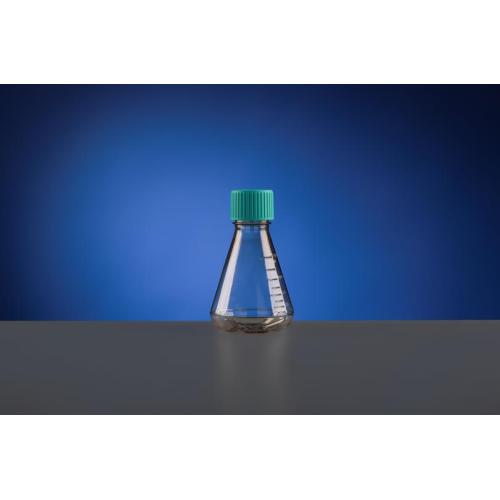 250 ml Polycarbonate Erlenmeyer Flasks Baffled Vent Cap