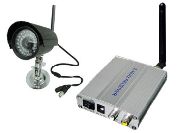 2.4G IR Camera CCD Network CCTV Wireless System