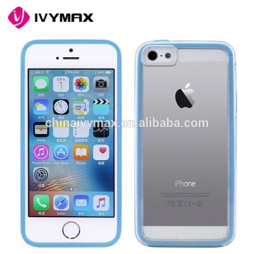 Transparent clear TPU case cover for iPhone5se mobile phone case