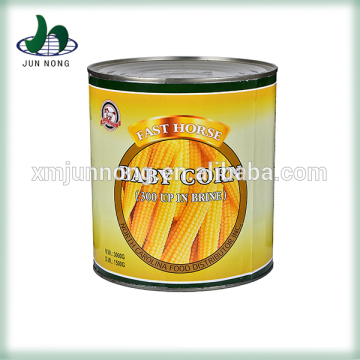 Hot sale top quality yellow delicious canned baby corn