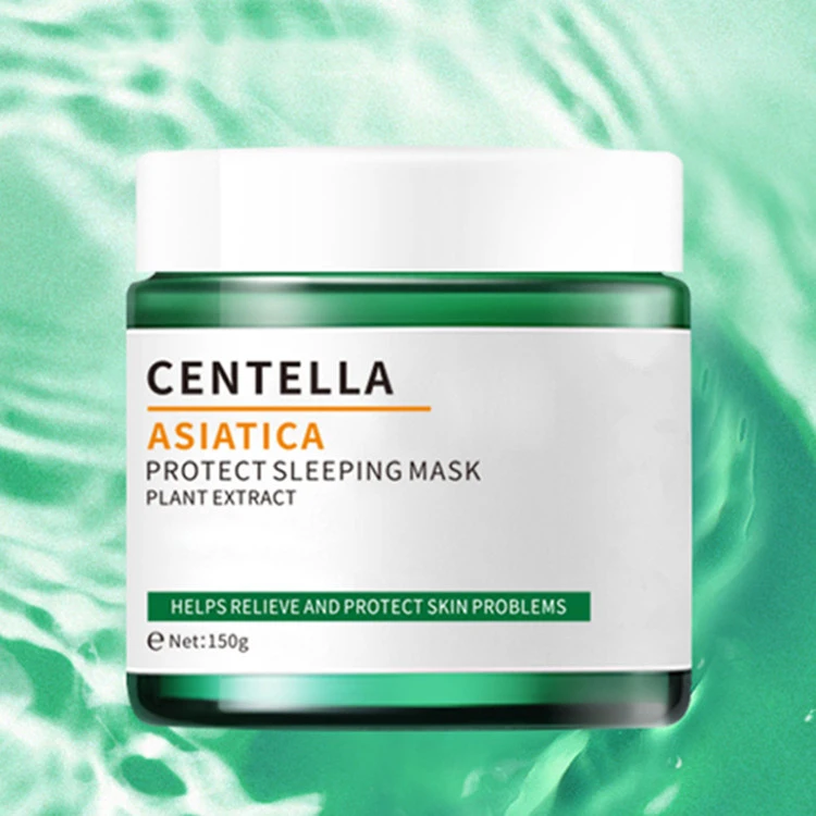 Natural Smoothing Moisturize Essence Cream All Night Centella Asiatica Repair Gel Sleeping Facial Mask