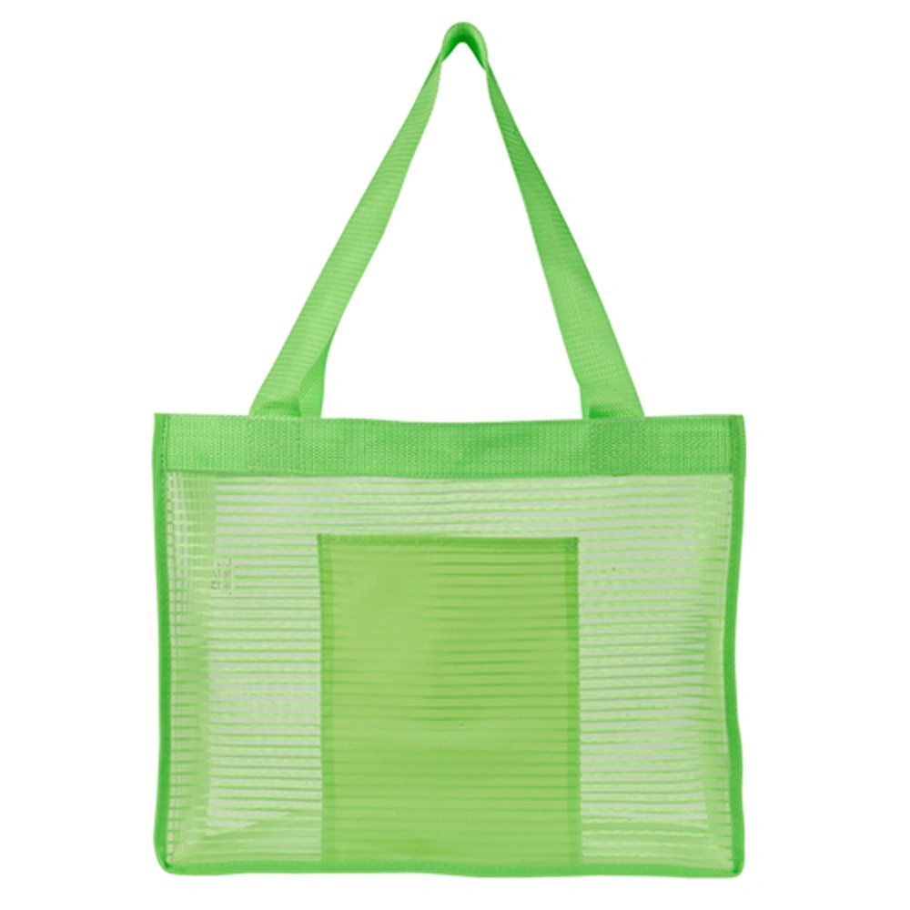 Different Color Transparent Polyester Mesh Beach Bag