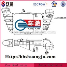 Bar plate universal intercooler