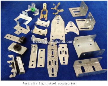 Suspended ceiling rail system of flat corner metal bracket