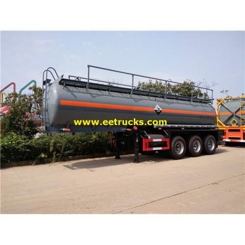 19000 Lít 3 trục H2SO4 Vận chuyển Semi-Trailers