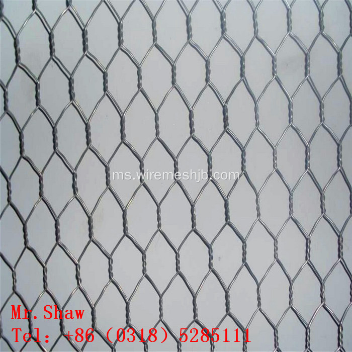 PVC yang diselaraskan Mesh Wire Mesh Hexagonal