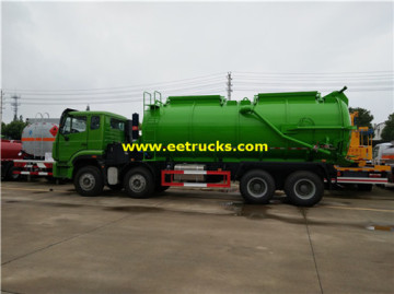 SINOTRUK 20cbm Dung Suction Tanker Trucks