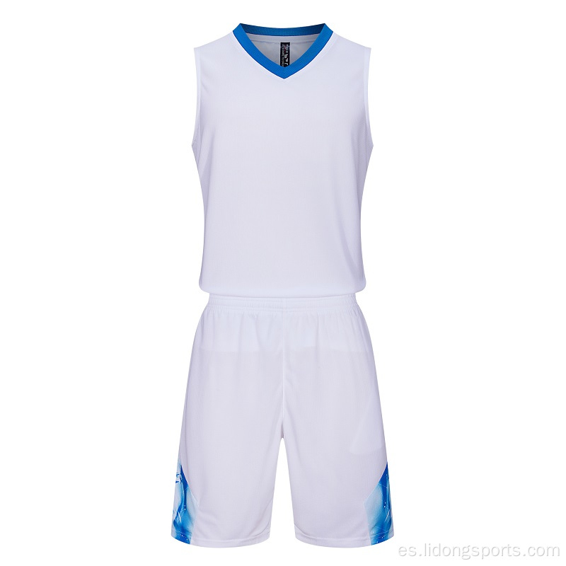 Diseño de uniforme de baloncesto Jerseys de baloncesto liso