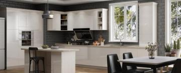 Simple European Kitchen Cabinets