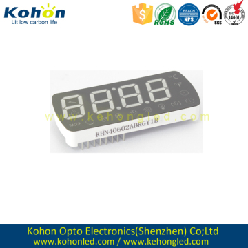 KHN40602ABRGY1B Customized seven segment display