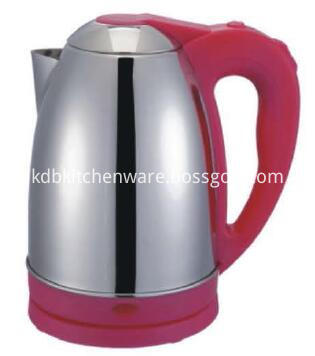 1.5L electric stainless steel red handle kettle