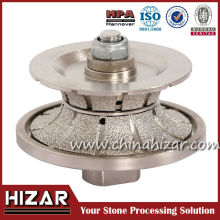 Vacuum Brazed Diamond Profiling Wheels for Marble