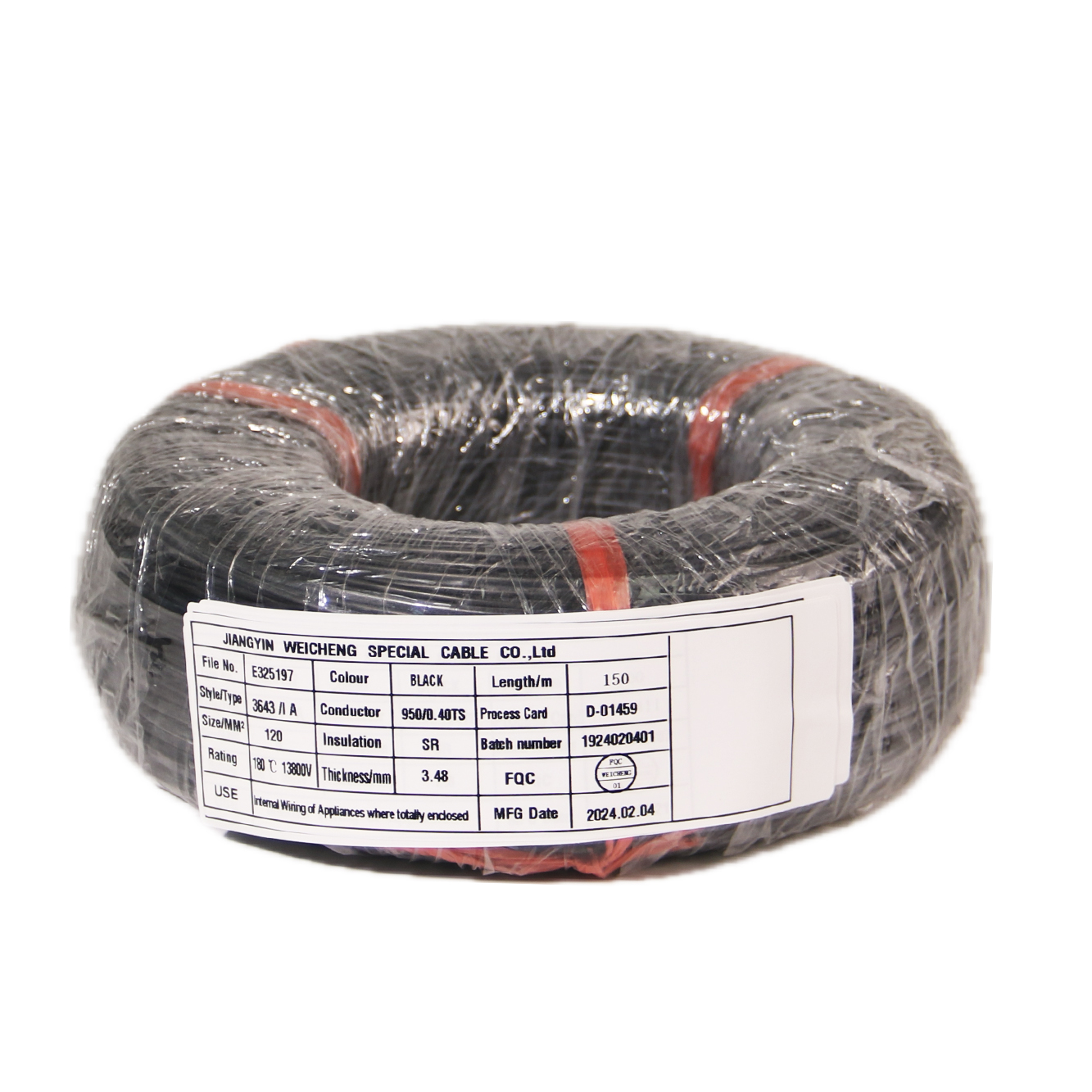 高压耐压13800V电动机导线UL3643 High voltage resistant 13800V motor lead wire UL3643