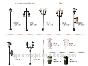 model lamp,scale model street lamp,LED