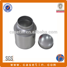 500g large tea tin , round tea tin , plain tea tins