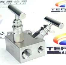 stainless steel Two way manifold bleed valve