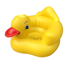 Chaise bébé de canard jaune siège gonflable kid gonflable