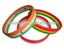 Stratified silicone bracelet , Fashion silicone bracelet various style , silicone chain bracelet