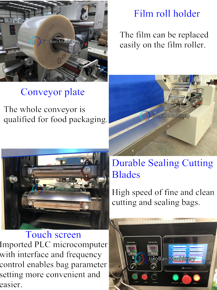 Automatic Flow Ice Cream Bar / Ice Lolly / Popsicle Packing Machine