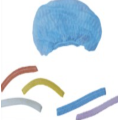 Multi-color non-woven disposable caps for medical use