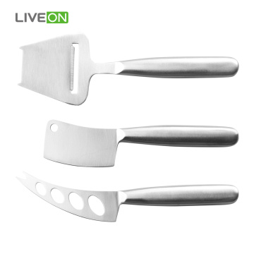 Hollow Handle 3 pcs Cheese Knife Set