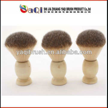 synthetic hair shaving brush with wood handle, synthetic hair brush,wood handle shaving brush