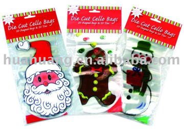 Christmas candy plastic gift bag