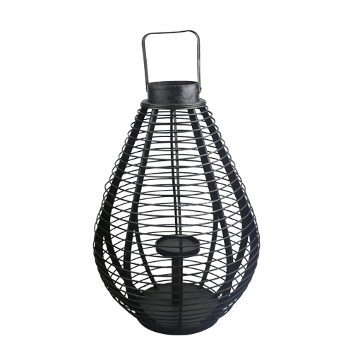 Black bamboo fusiform lantern