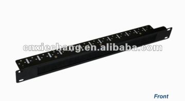 1U 19inches Network brush panel