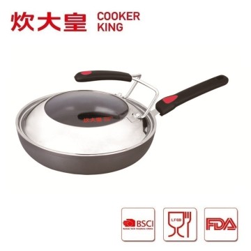 Aluminium ceramic fry pan set