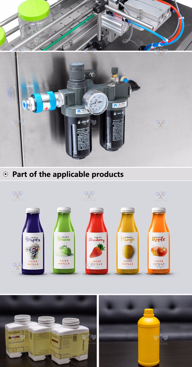 Automatic Capping Machine Type And Plastic Bottle Packaging Type Capping Machine