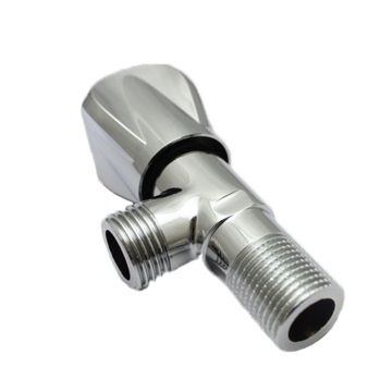 Plated Stainless Steel Brass Core Angle Valve