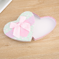 Pink heart shape cany chocolate gift box