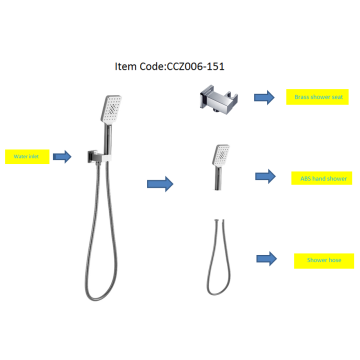 Terno de suporte para chuveiro ABS Hand Shower Plus