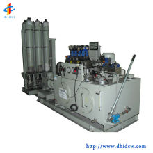 Hydraulic gas reversing machine