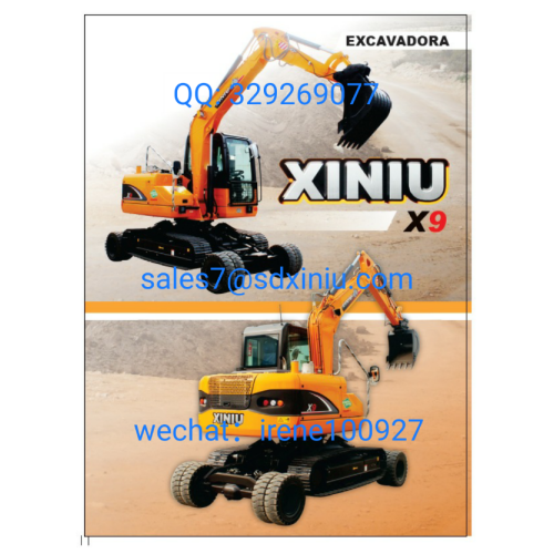X9 wheel cawler excavator from Rhinoce factory