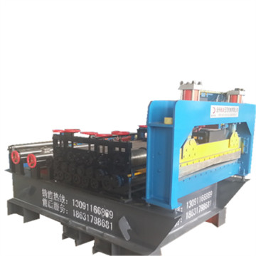 Automatic steel plate leveling machine