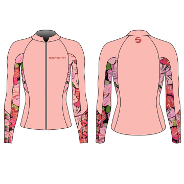 Ladies Seaskin 3mm Front Zip Wetsuit Jacket Top